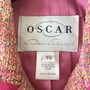 Pink Oscar by Oscar de la Renta skirt suit